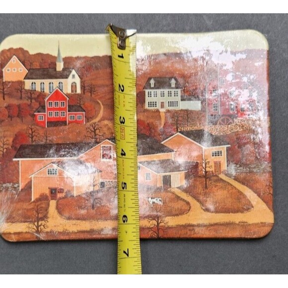 Current Countrysides Trivet x 3 Pastoral Farm Cows Pot Holder - Picture 11 of 16